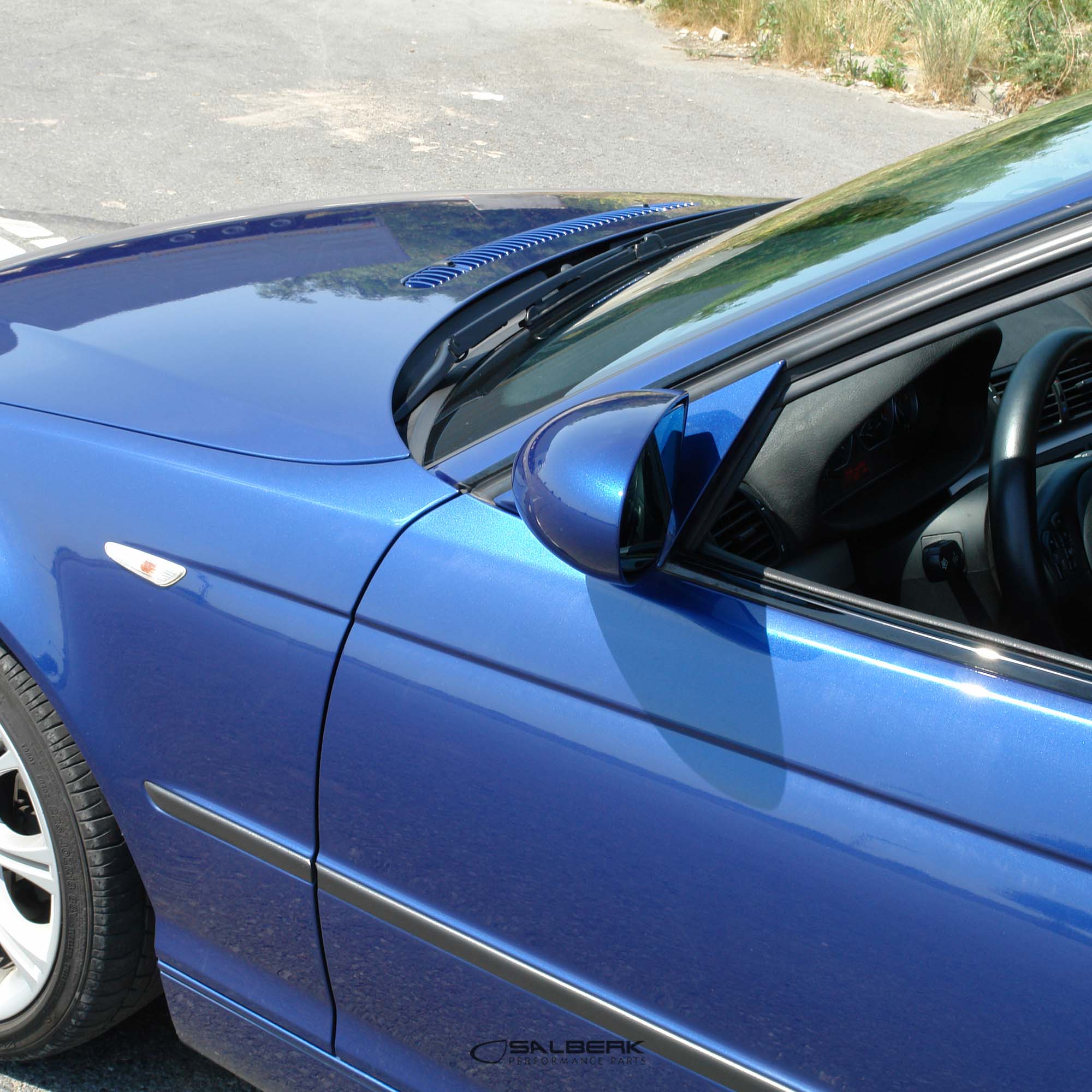 salberk Sportspiegel Set elektrisch anklappbar, Memory für BMW 3er E46 Cabrio Coupé 1999 - 02/2003 