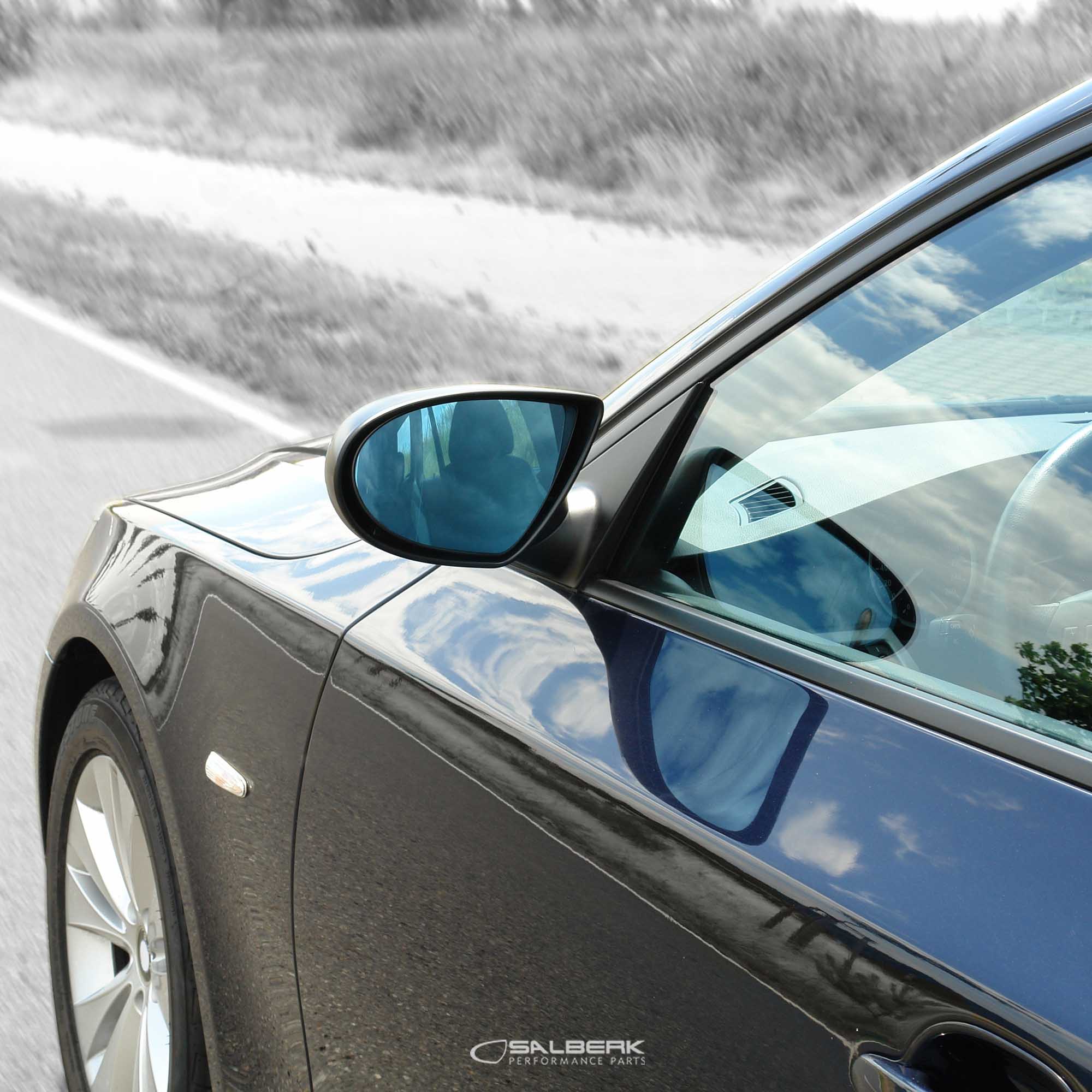 salberk Sportspiegel Set manuell anklappbar, Memory für BMW 5er E60 Limousine, E61 Touring 2003 - 09/2005